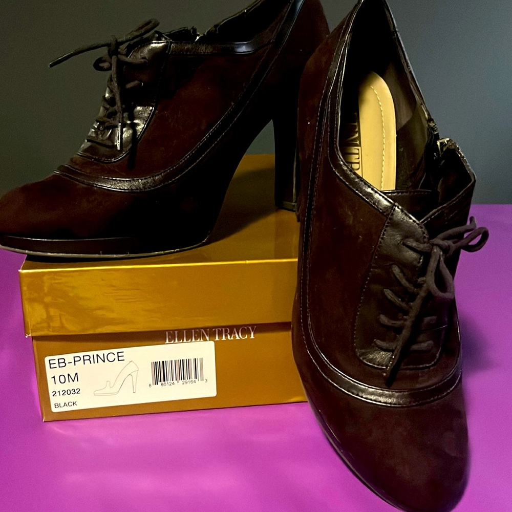 Ellen Tracy EB-Prince ladies shoes - deep wine color size 9.5